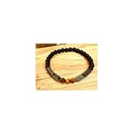 Bracelet onyx hmatite et oeil de tigre