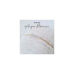 Bracelet or gold filled et aigue - marine