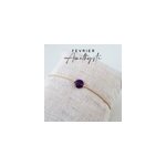 Bracelet or gold filled et amthyste