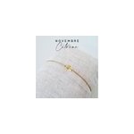 Bracelet or gold filled et citrine