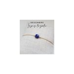 Bracelet or gold filled et lapis lazuli