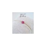 Bracelet or gold filled et rubis