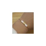 Bracelet de perles japonaises - jaune Bracelet de perles japonaises - jaune