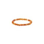 Bracelet pierre - cornaline 6mm