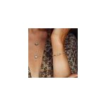 Bracelet en pierre de jaspe dalmatien v�ritables