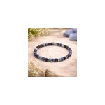 Bracelet en pierres lapis - lazuli, sodalite et apatite taille s