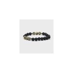 Bracelet en pierres de lave et jaspes
