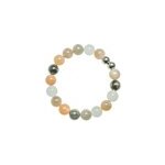 Bracelet pierre lune orang�e