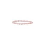 Bracelet pierre - quartz rose 6mm