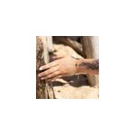 Bracelet plaqu� or amethyste pierre