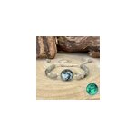 Bracelet pleine lune en labradorite