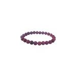 Bracelet rubis 8mm