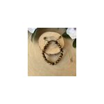 Bracelet shambala en il de tigre force et protection