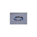 Bracelet souple dan en acier 316l avec turquoise bleu turquoise