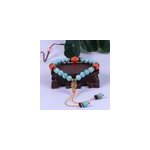 Bracelet tib�tain turquoise naturelle