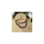 Bracelet il de tigre perles rondelles force et protection