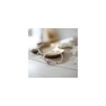 Bracelet tr�fle pierre de lune bhagvanti