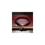 Bracelet vie en oeil de tigre rouge