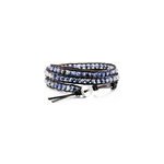 Bracelet wrap sagesse en sodalite