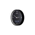 Bresser mytime ledsec horloge murale 24 cm avec affichage de la temp�rature