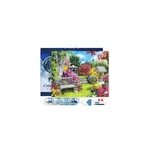 Broderie diamant en bois joli jardin