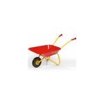 Brouette rouge en mtal pour enfant