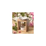 Br�le - parfum bois et c�ramique plumeria