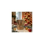 Brûle - parfum métal cuivré motif arche de noël laser coupelle verre 50 ml Brûle - parfum métal cuivré motif arche de noël laser coupelle verre 50 ml