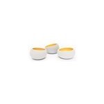 Brut - trio photophore b�ton cream gold