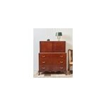 Buffet anglais en ronce de noyer n�1468