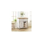 Buffet blanc en pin massif bross�