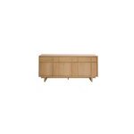 Buffet en bois clair chne l160 cm zao