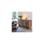 Buffet en bois recycl 2 portes blaise
