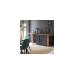 Buffet en bois recycl� et m�tal hector