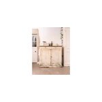 Buffet de campagne en bois patin� beige n�729