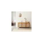 Buffet en teck massif et cannage 180 cm Buffet en teck massif et cannage 180 cm