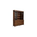 Buffet vitr bois marron - manufacture