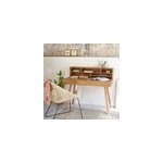 Bureau en bois de teck