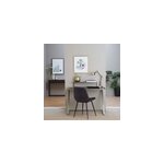 Bureau industriel style pupitre en mtal