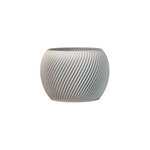 Cache - pot design spirilus blanc
