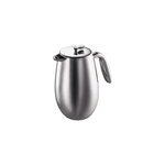 Cafetire  piston double paroi inox 1l