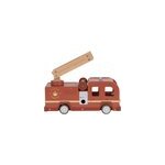 Camion de pompiers et accessoires en bois