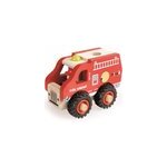 Camion de pompiers en bois