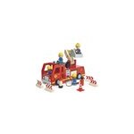 Camion de pompier en bois