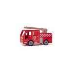 Camion de pompiers de ville en bois