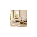 Canap� angle gauche beige