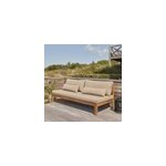 Canap de jardin en teck 205 taupe