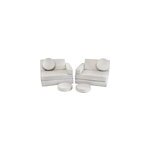Canap junior en mousse gris