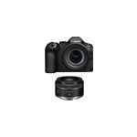 Canon eos r6 mark iii + objectif rf 24 - 105mm f4 - 7. 1 is stm + rf 50mm f1. 8 stm