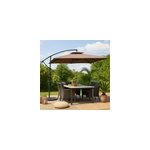 Capri parasol dport carr chocolat